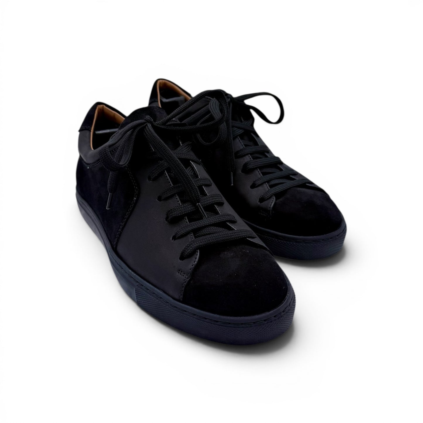 Sneakers Roberto Celk en cuir et suède noir