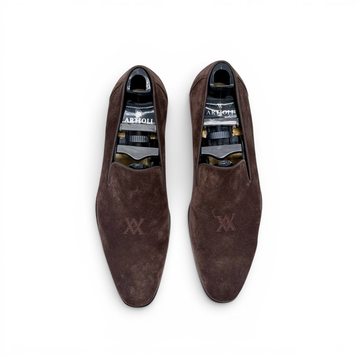 Mocassin Artioli en suede marron