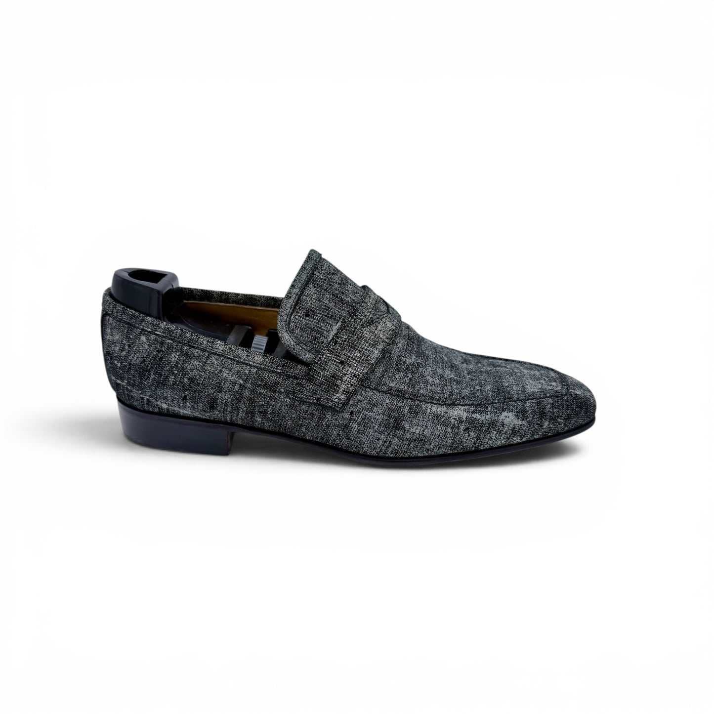 Mocassin Roberto Celk en cuir imprimé noir