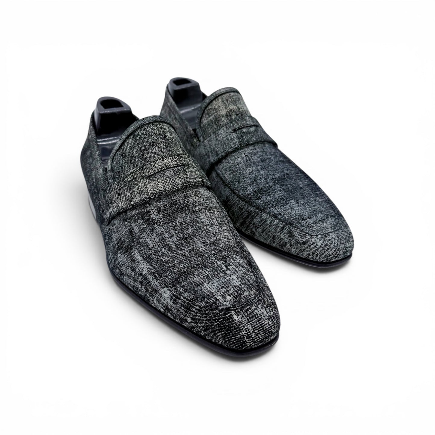 Mocassin Roberto Celk en cuir imprimé noir