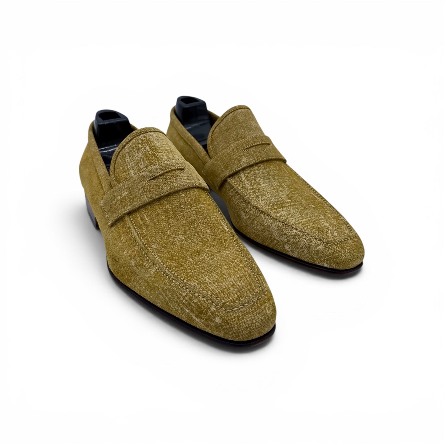Mocassin Roberto Celk en cuir imprimé jaune