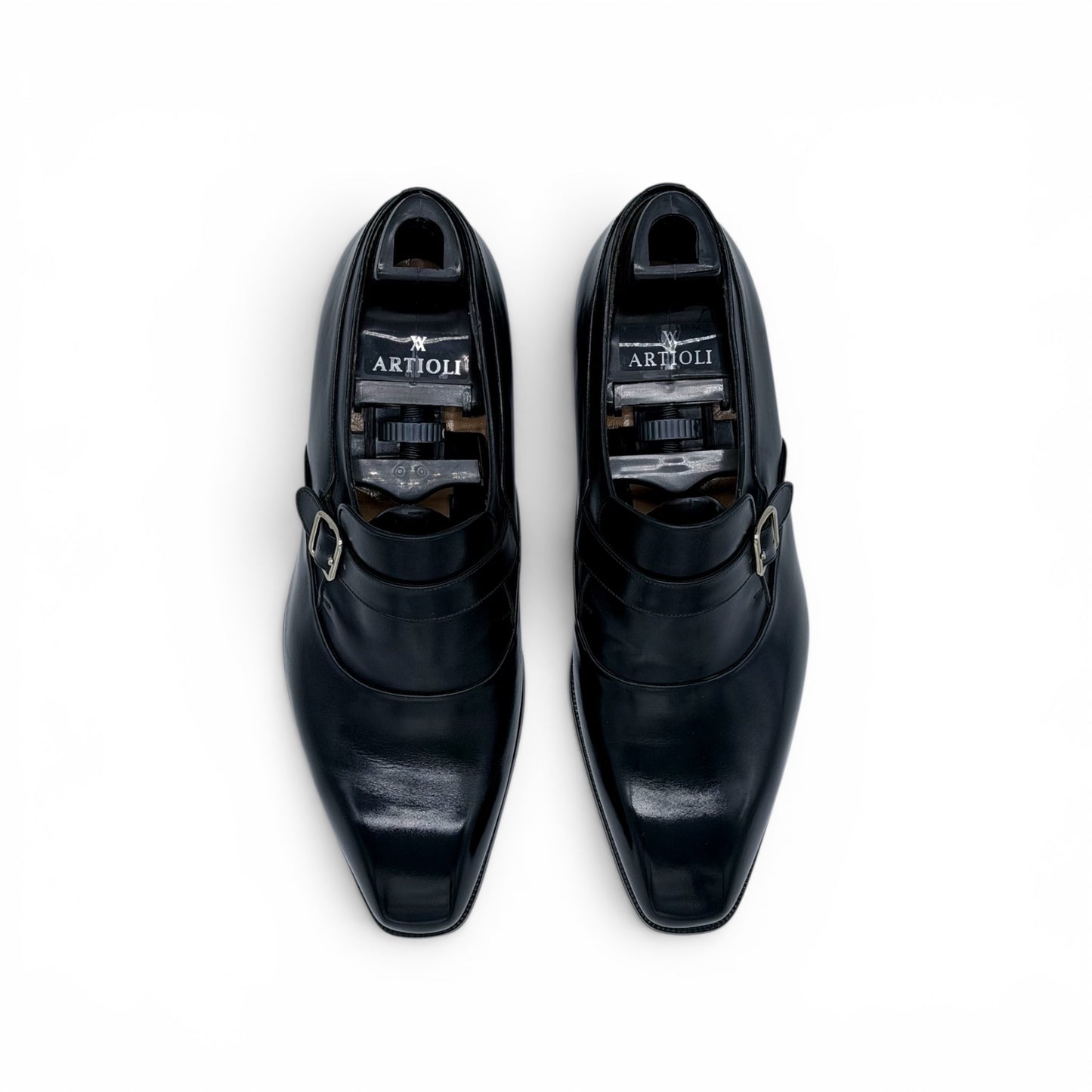 Soulier à boucle Artioli en cuir noir