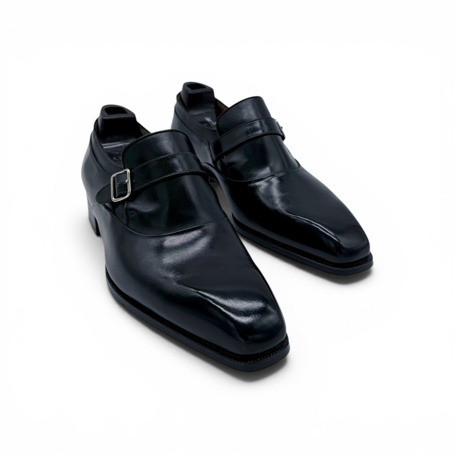 Soulier à boucle Artioli en cuir noir
