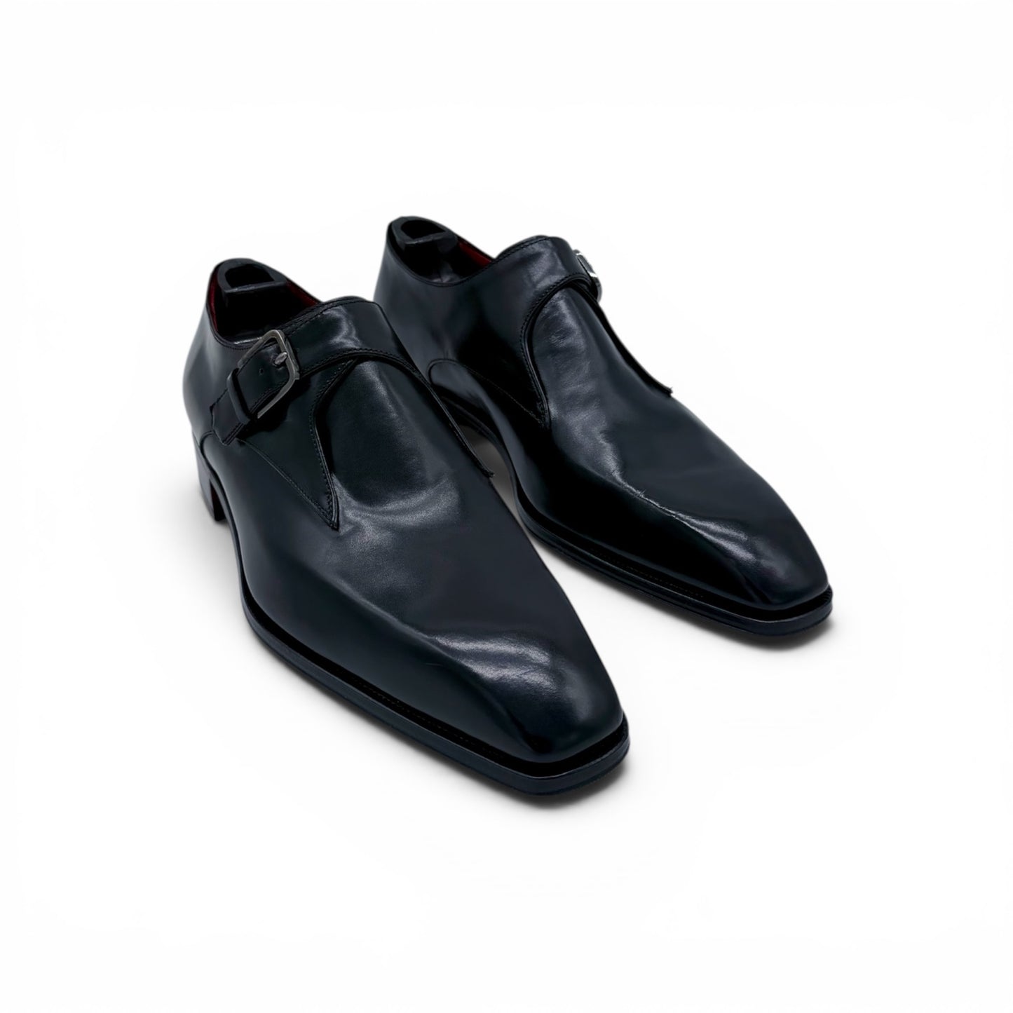 Soulier à boucle Artioli en cuir noir