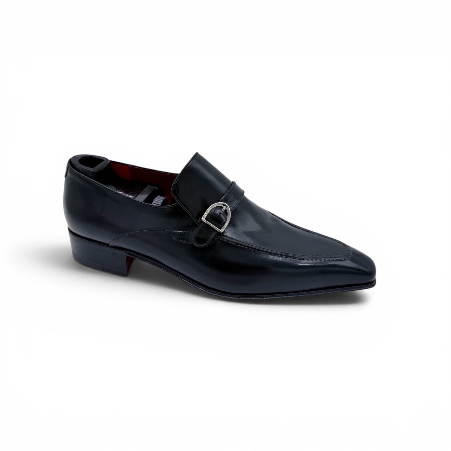 Soulier à boucle Artioli en cuir noir