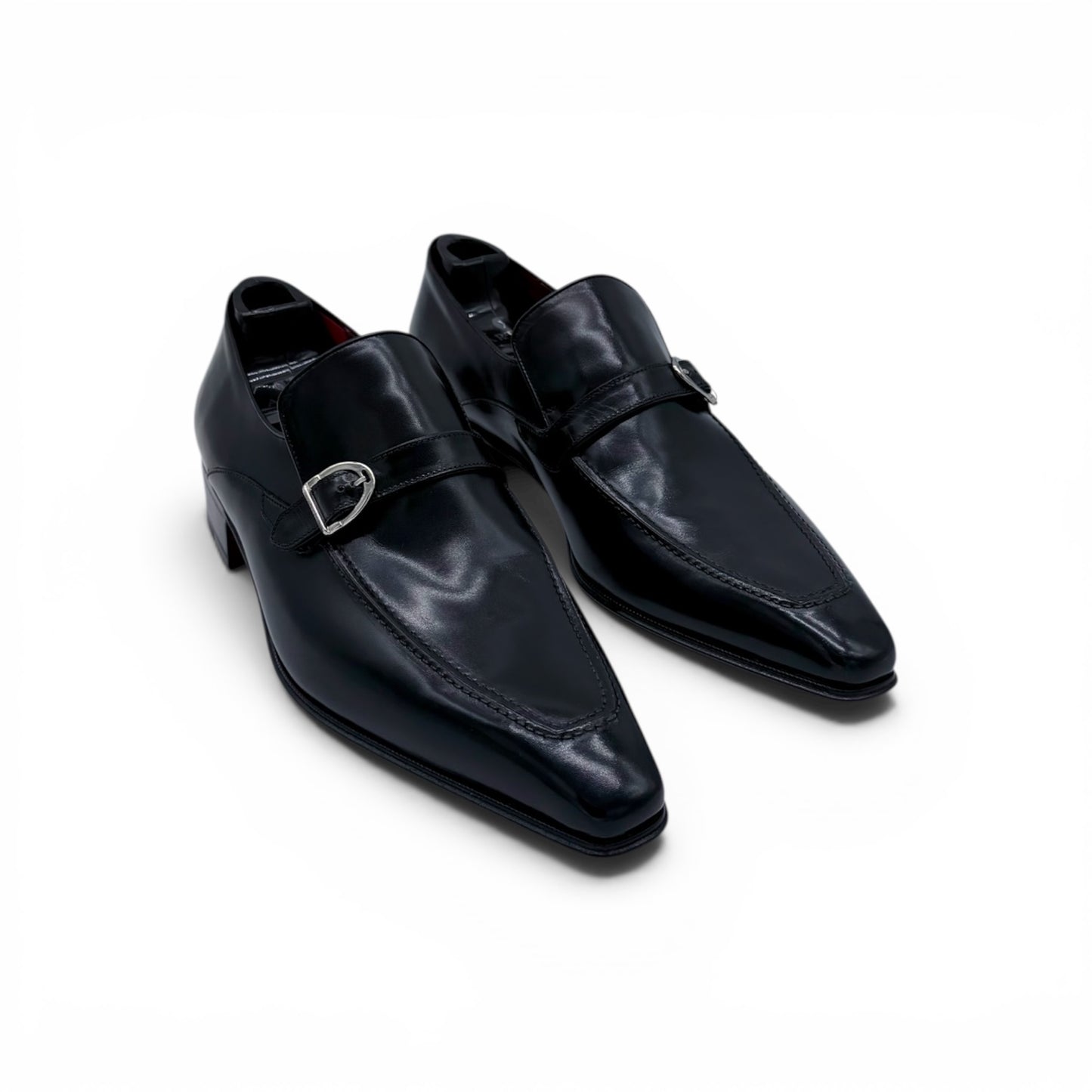 Soulier à boucle Artioli en cuir noir