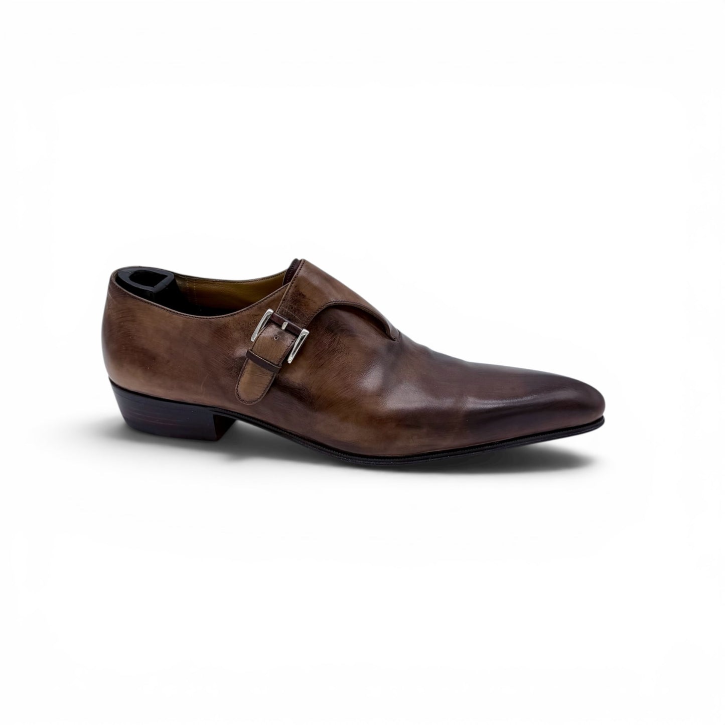 Soulier à boucle Artioli en cuir marron