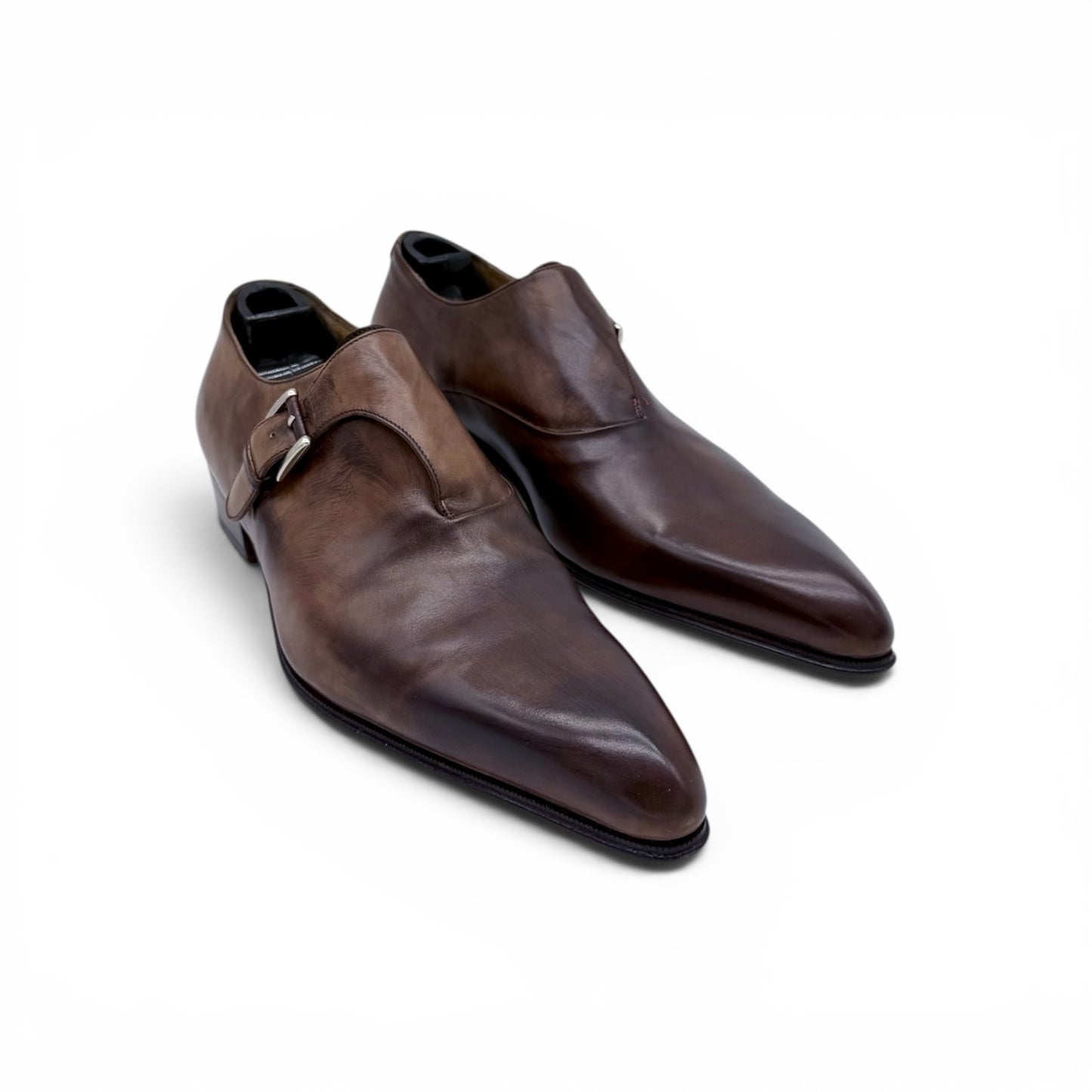 Soulier à boucle Artioli en cuir marron
