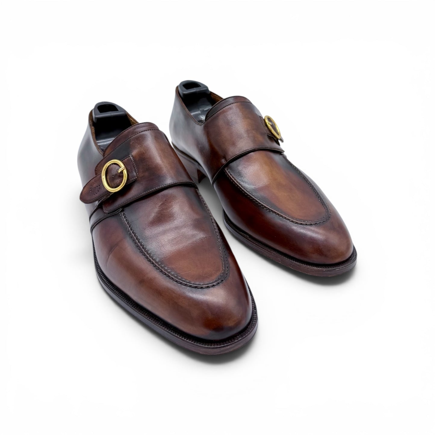 Soulier à boucle Roberto Celk en cuir marron