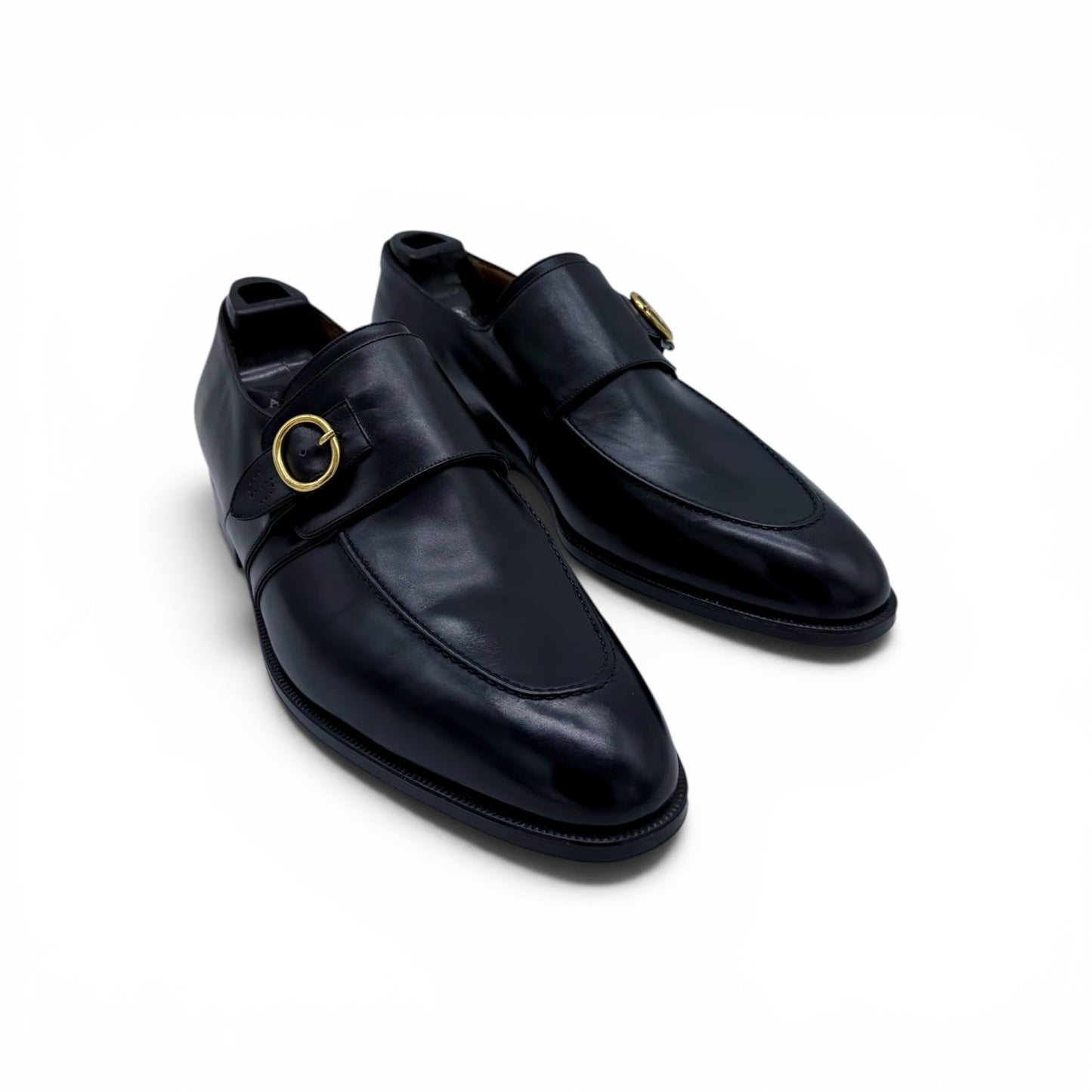 Soulier à boucle Roberto Celk en cuir noir