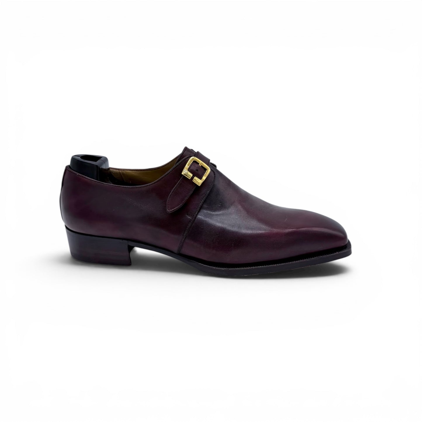 Soulier à boucle Roberto Celk en cuir bordeaux