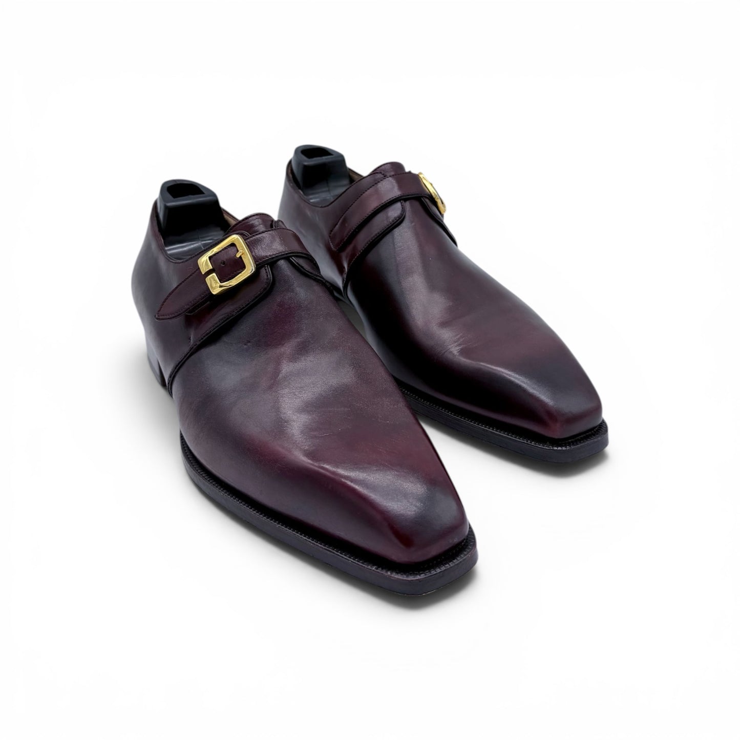 Soulier à boucle Roberto Celk en cuir bordeaux