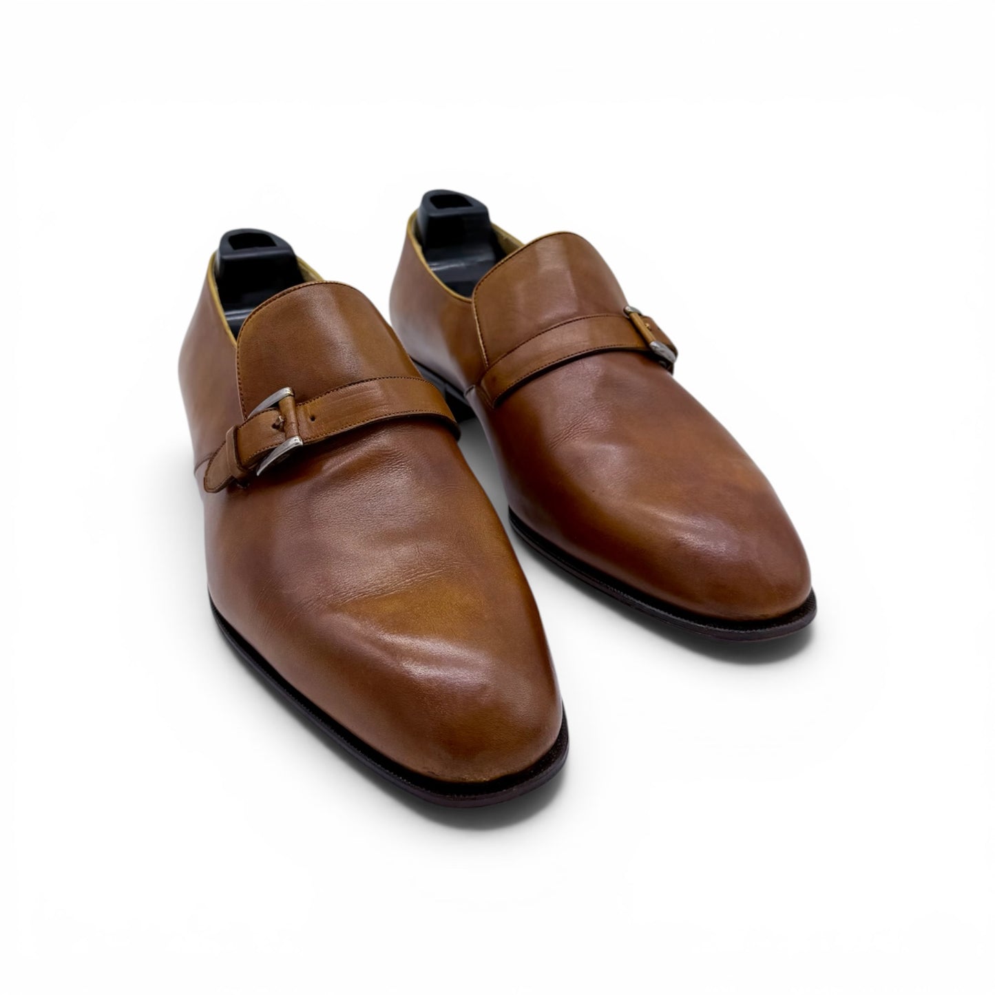 Soulier à boucle Roberto Celk en cuir gold