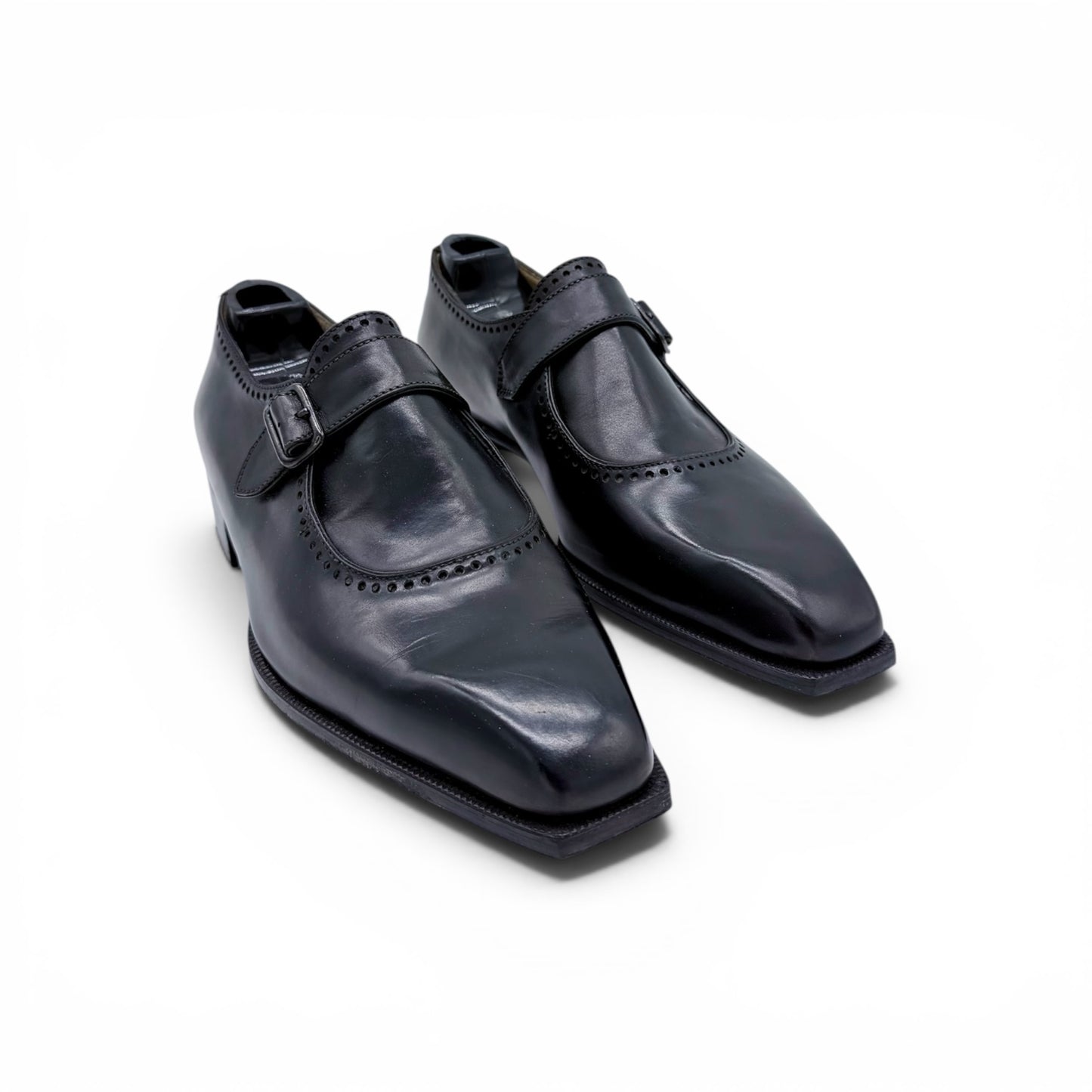 Soulier à boucle Artioli en cuir noir