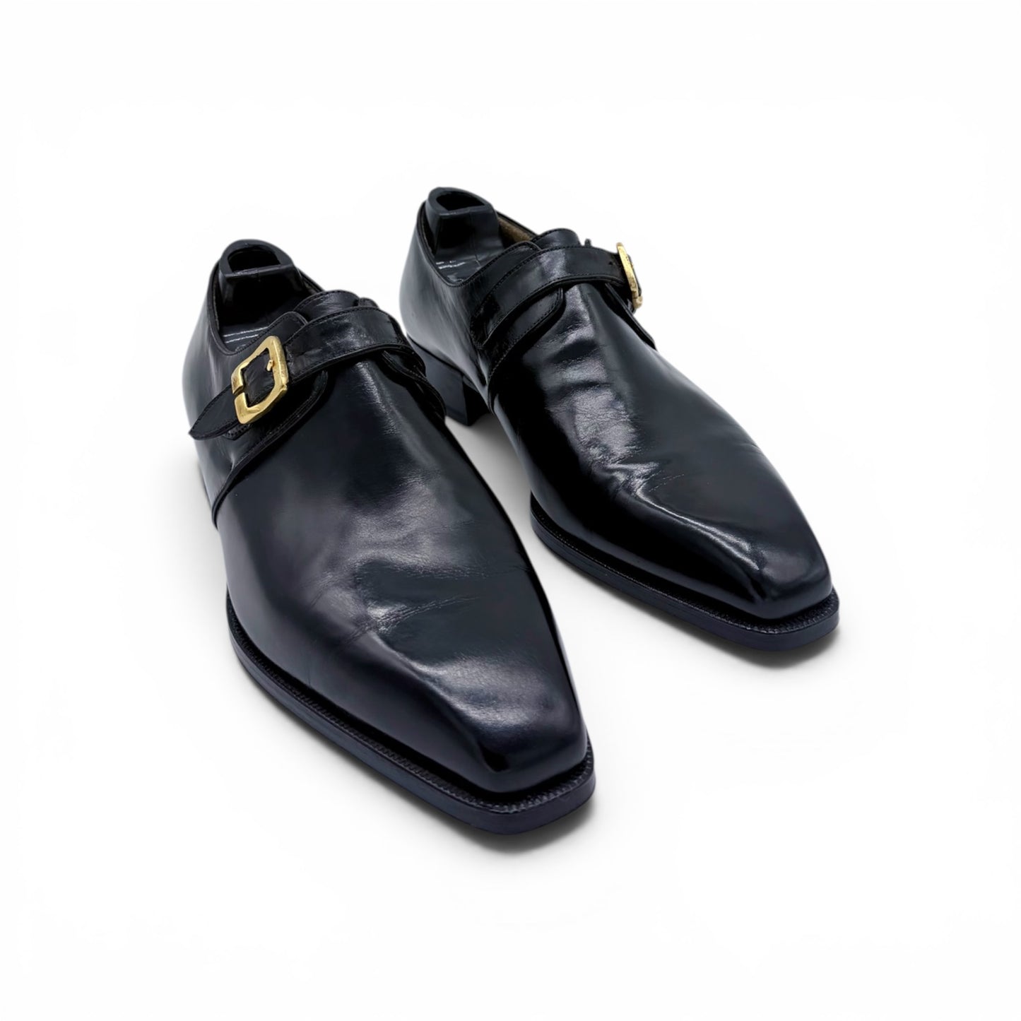 Soulier à boucle Artioli en cuir noir