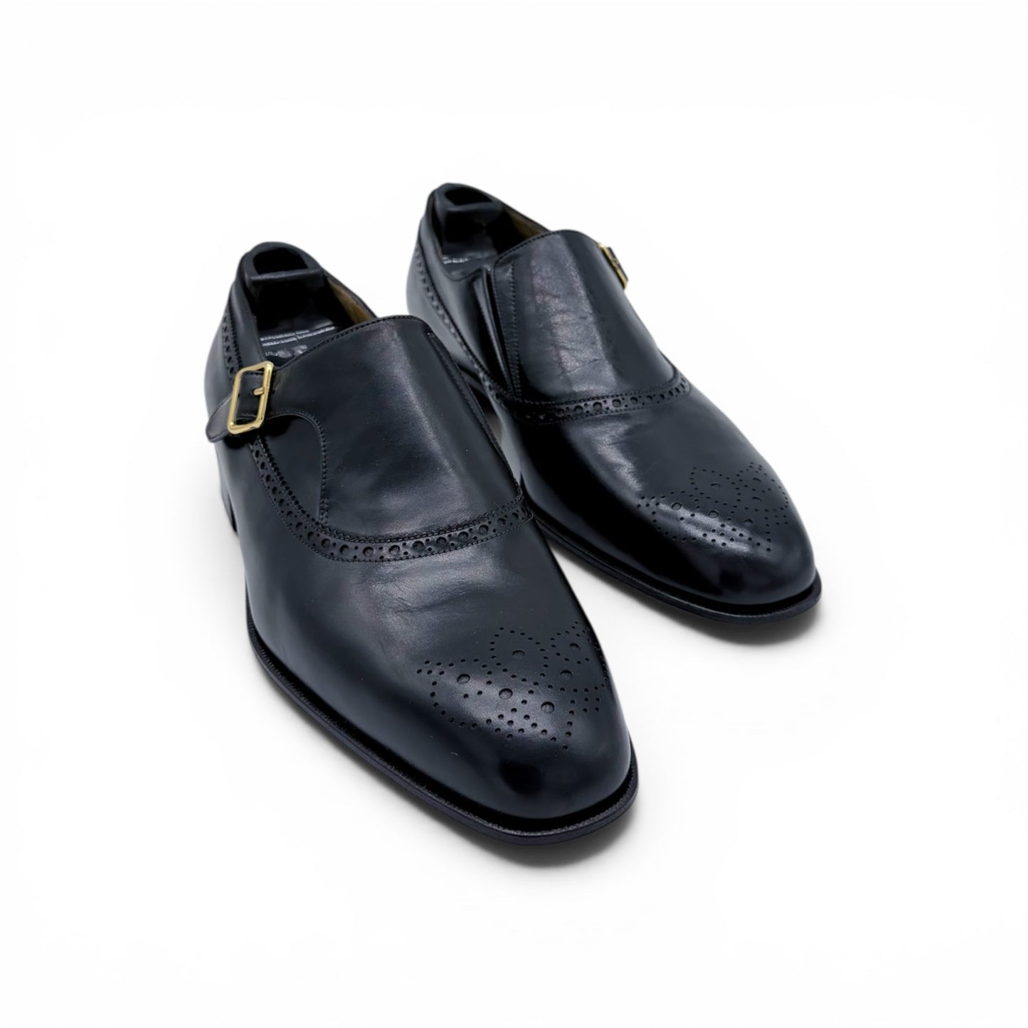 Soulier à boucle Roberto Celk en cuir noir