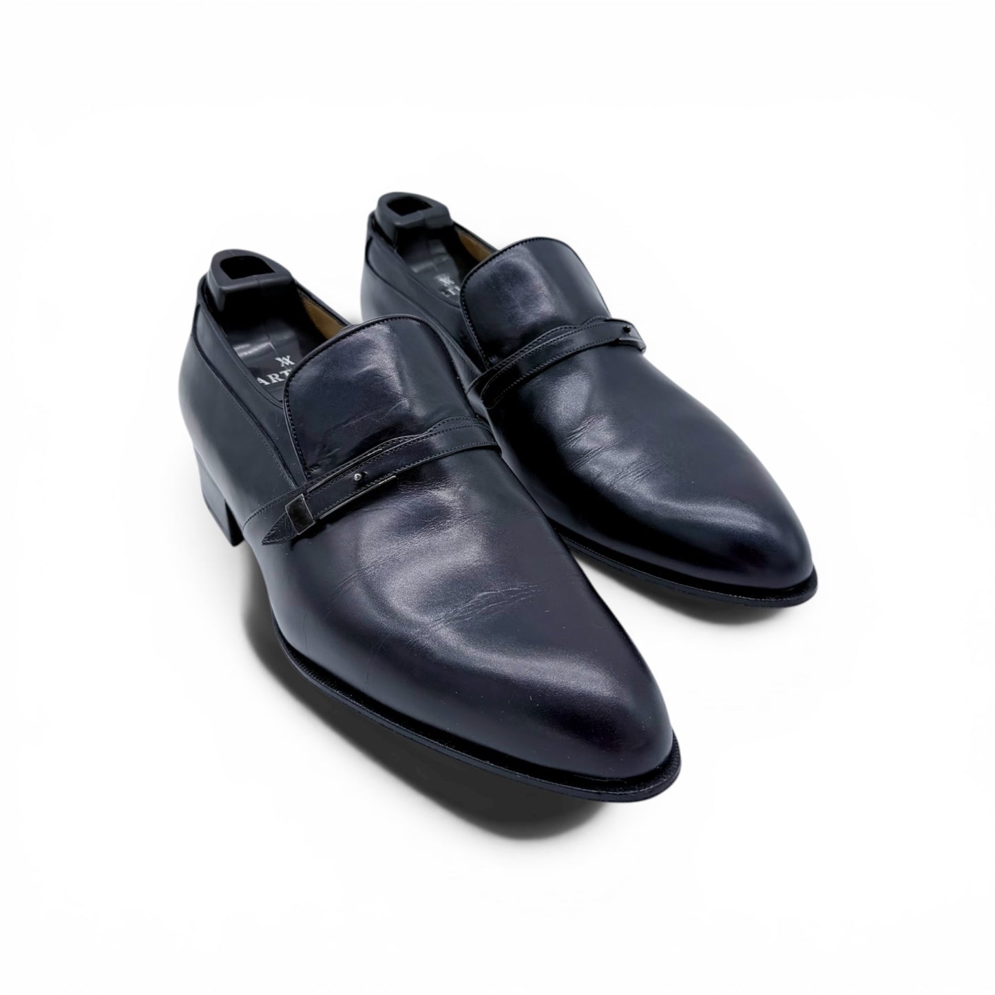 Soulier à boucle Artioli en cuir noir