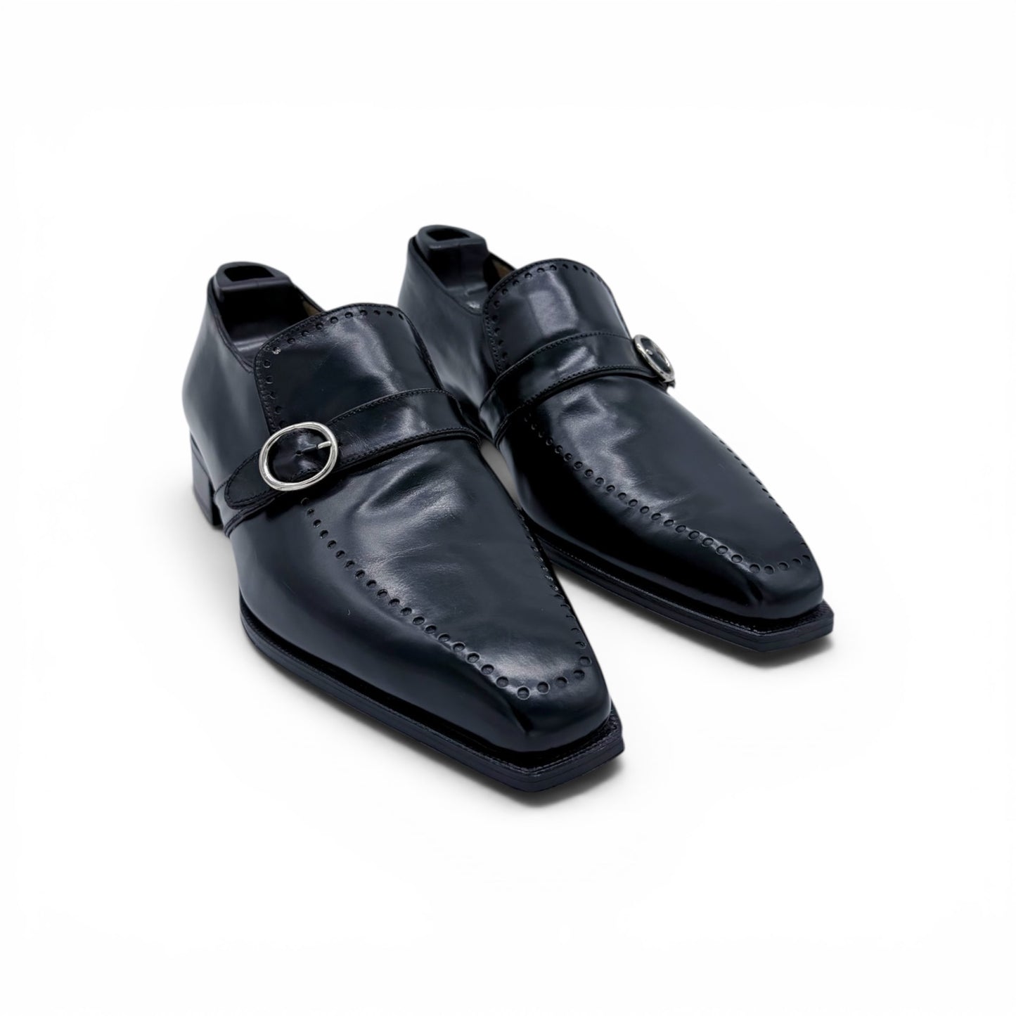 Soulier à boucle Artioli en cuir noir