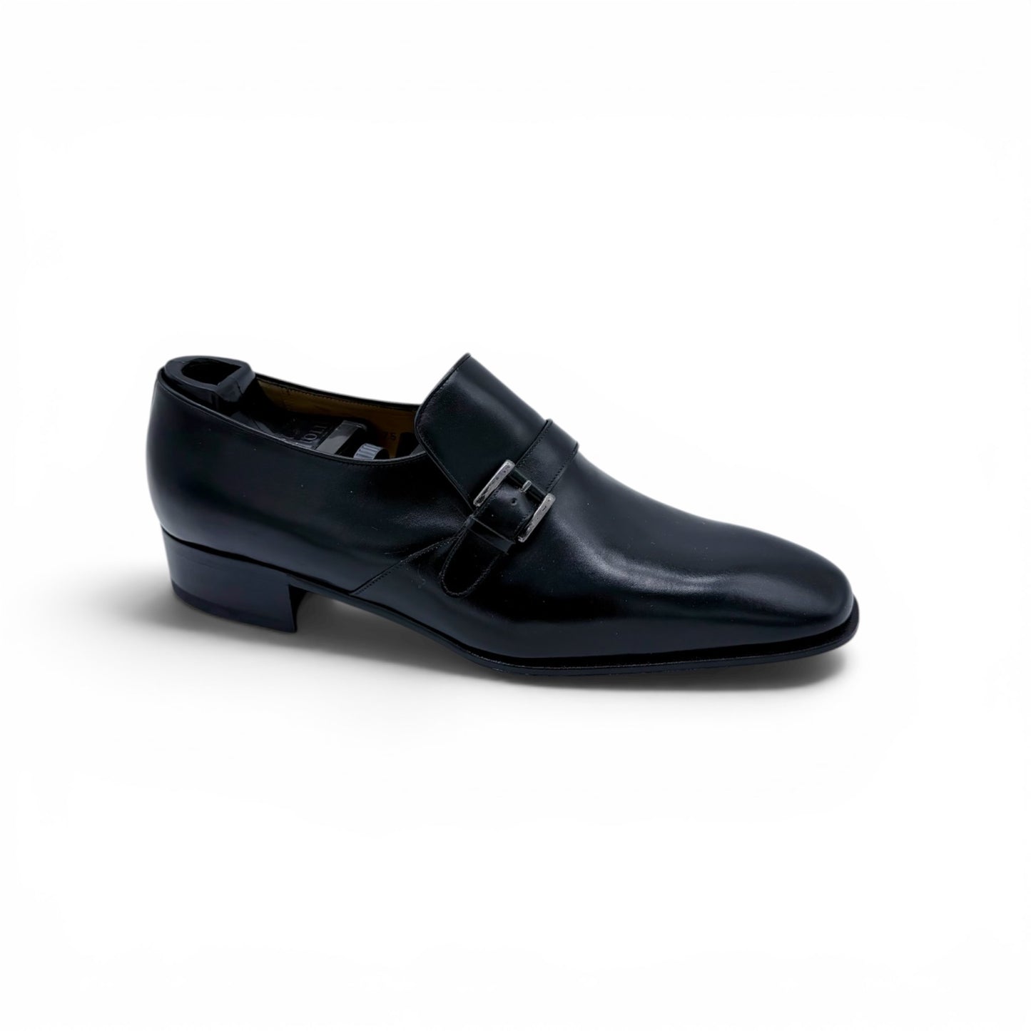 Soulier à boucle Artioli en cuir noir