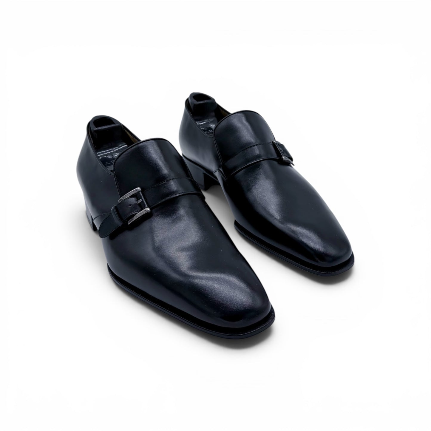 Soulier à boucle Artioli en cuir noir