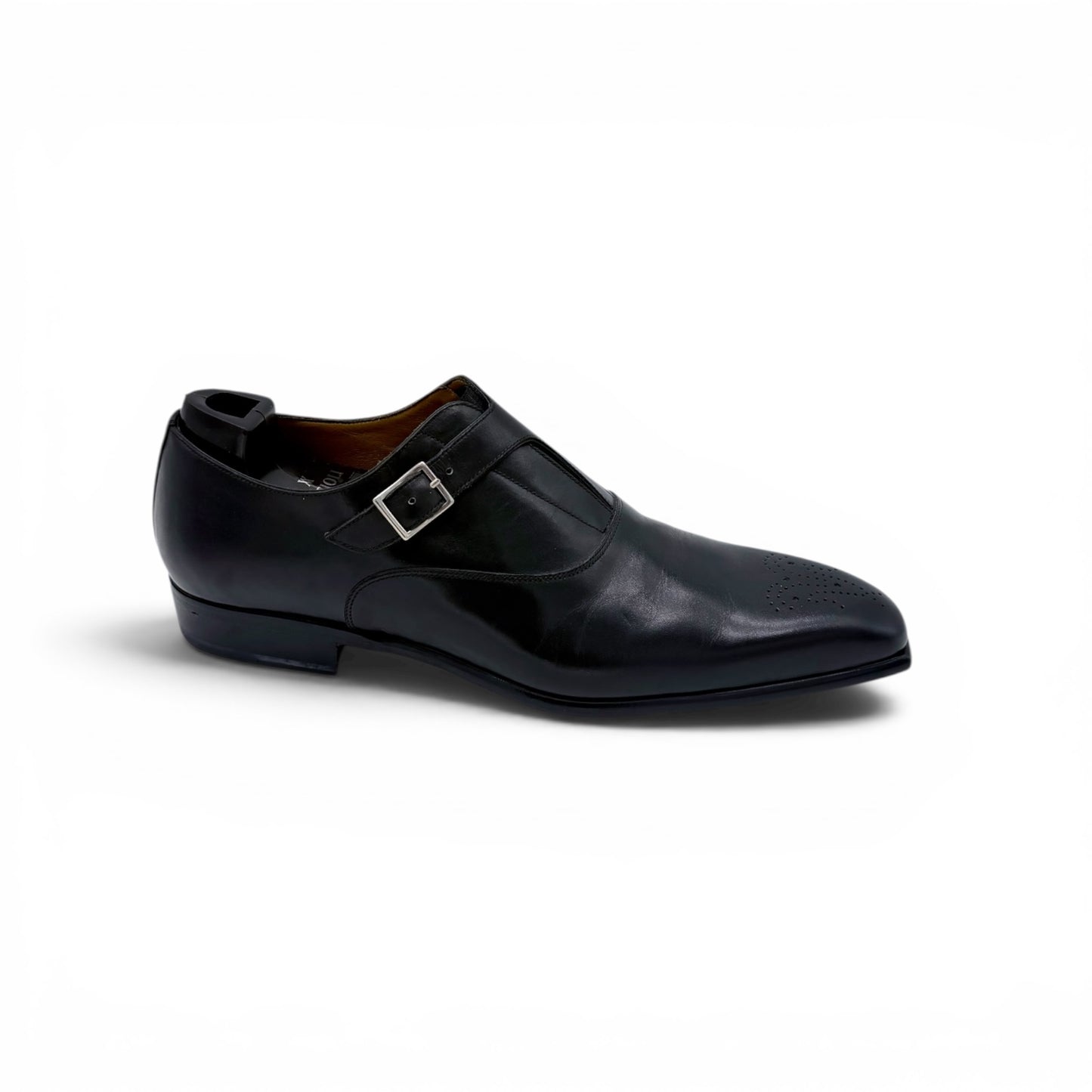 Soulier à boucle Roberto Celk en cuir noir