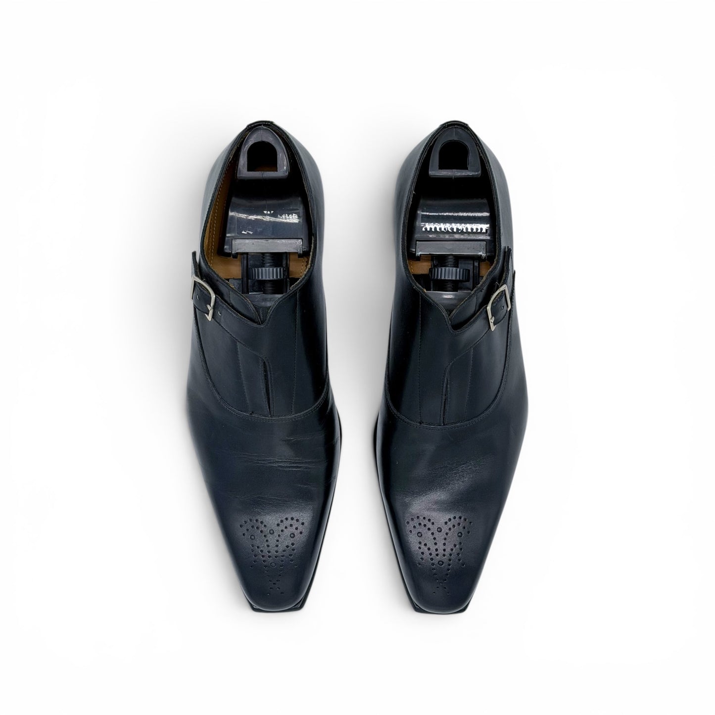 Soulier à boucle Roberto Celk en cuir noir