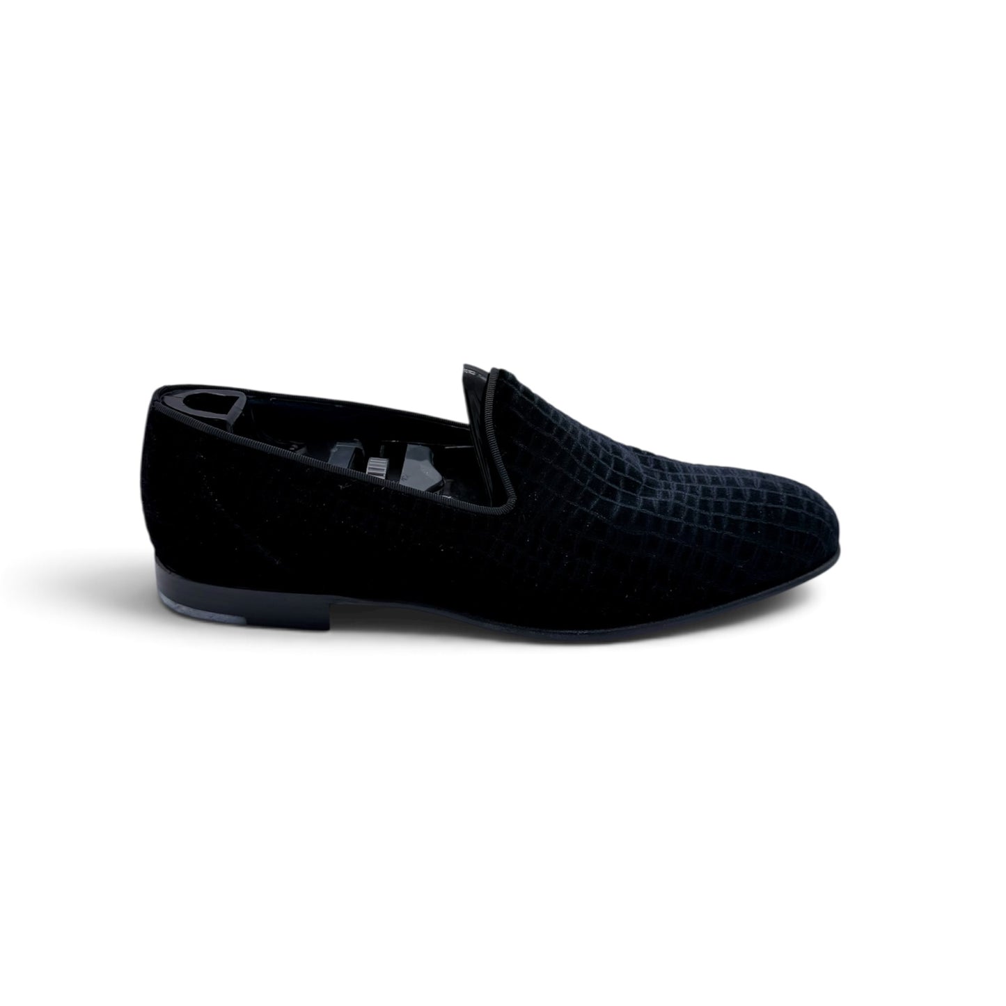 Mocassin Roberto Celk en velour imprimé noir