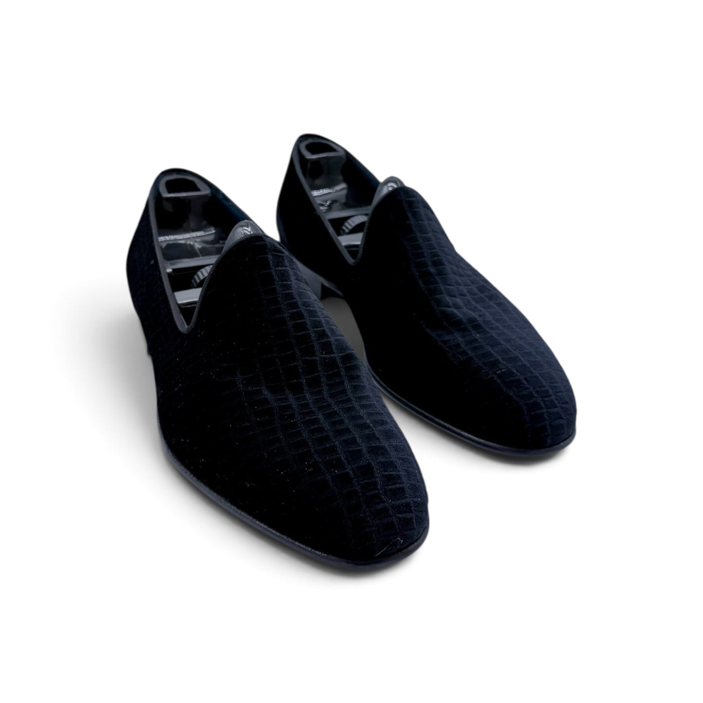 Mocassin Roberto Celk en velour imprimé noir