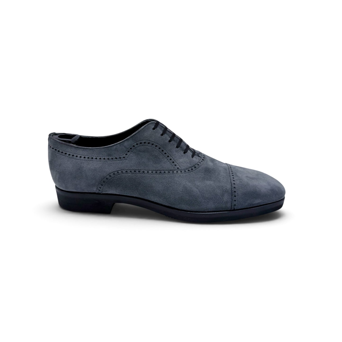 Richelieu Roberto Celk en suede gris