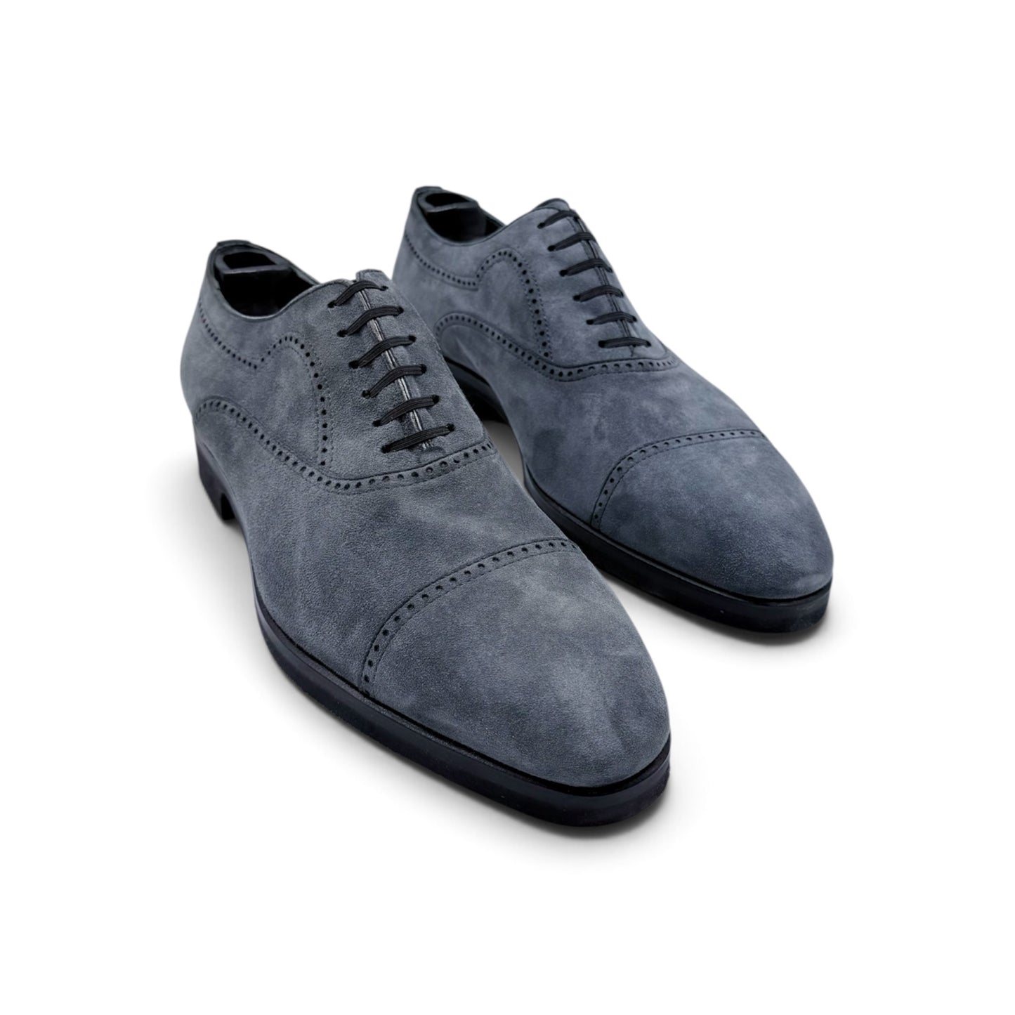 Richelieu Roberto Celk en suede gris