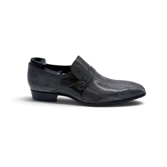 Mocassin Roberto Celk en cuir d'anguille gris