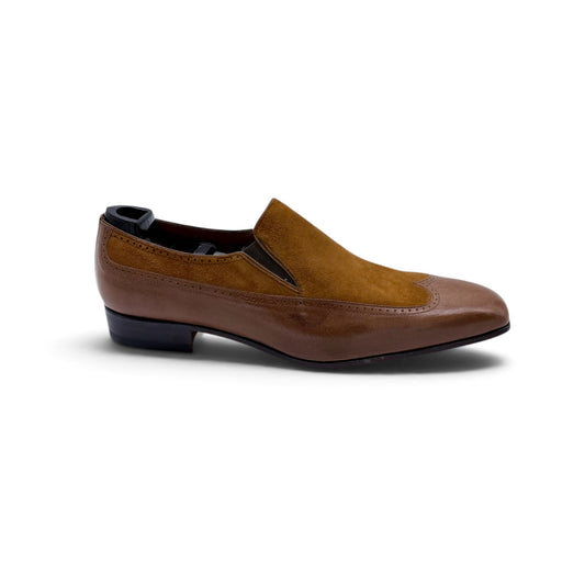 Mocassin Roberto Celk bi-matière marron