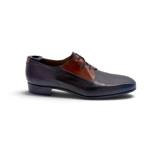 Derby Roberto Celk en cuir bicolore marron