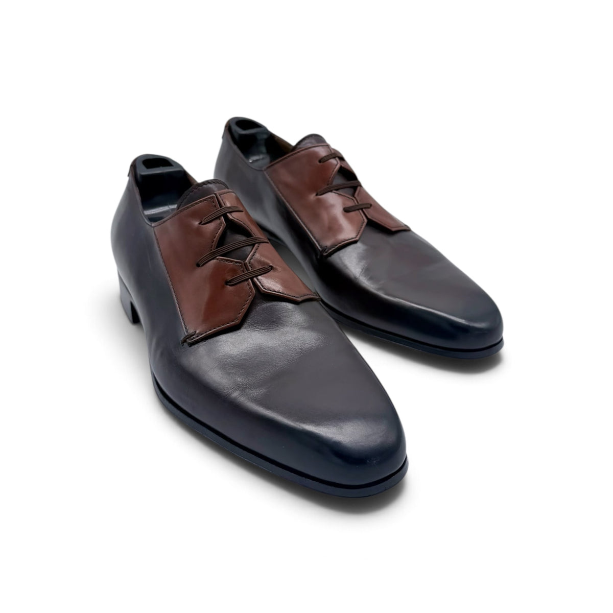 Derby Roberto Celk en cuir bicolore marron