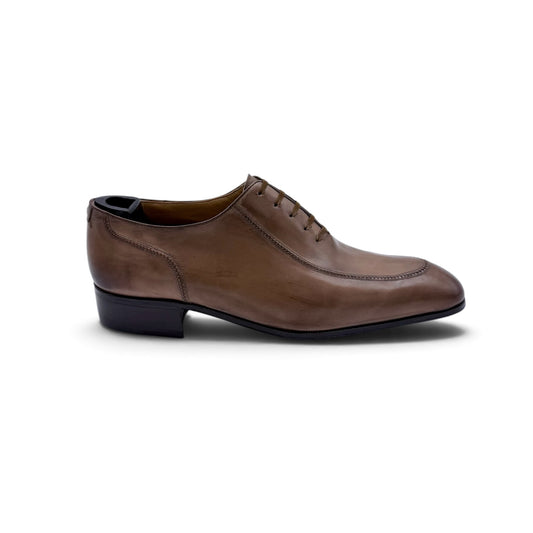 Richelieu Artioli en cuir marron