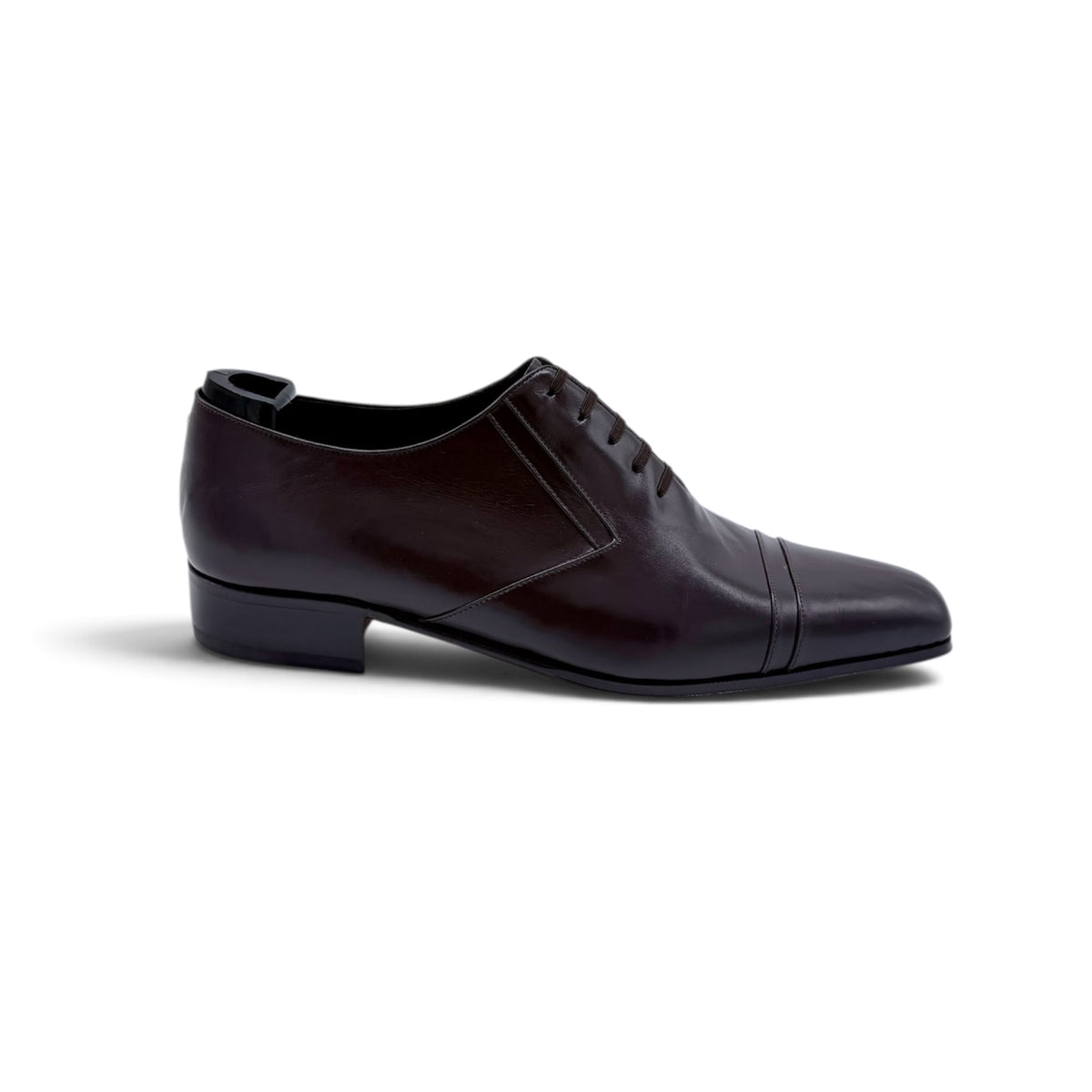 Richelieu Artioli en cuir marron foncé