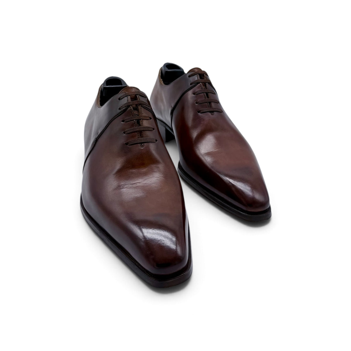 Richelieu Artioli en cuir marron
