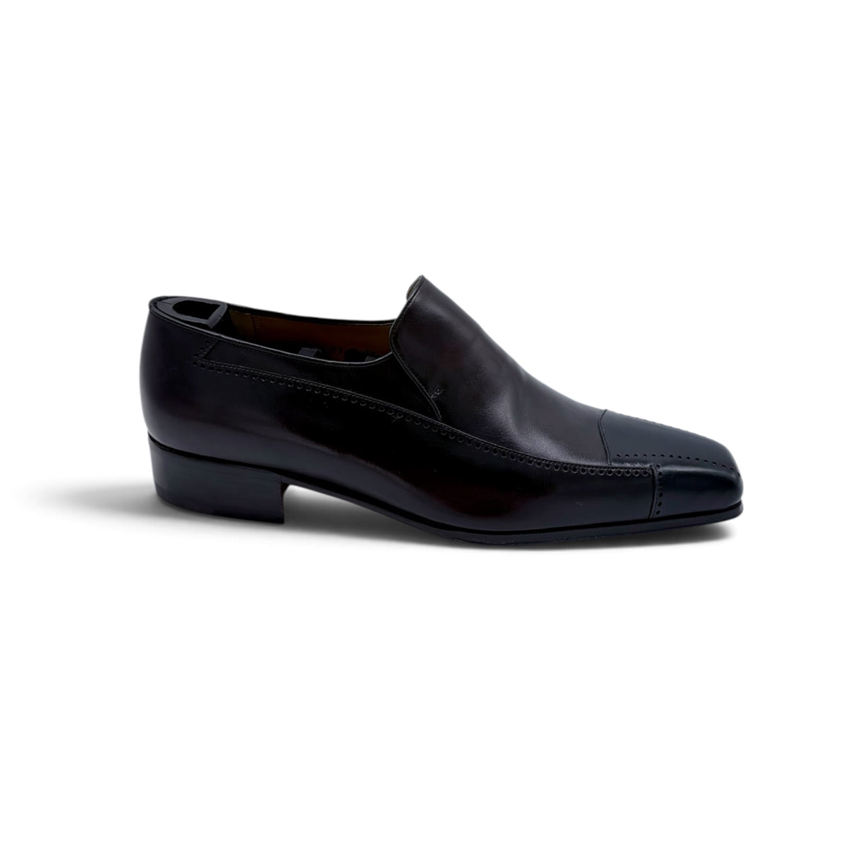 Mocassin Artioli en cuir marron foncé