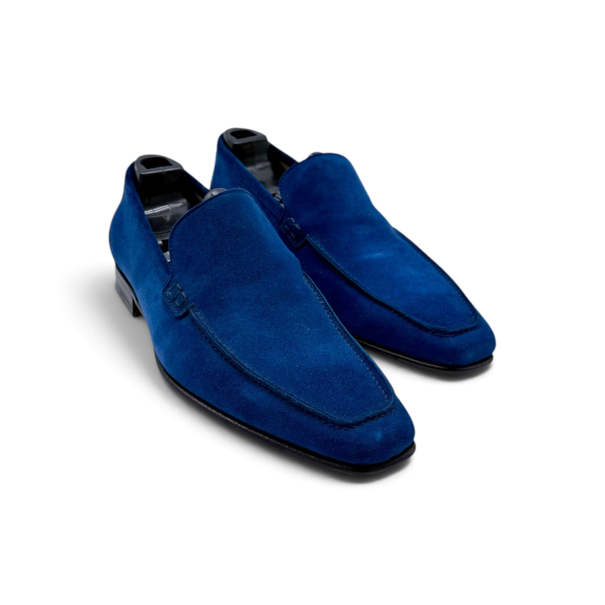 Mocassin Roberto Celk en suede bleu