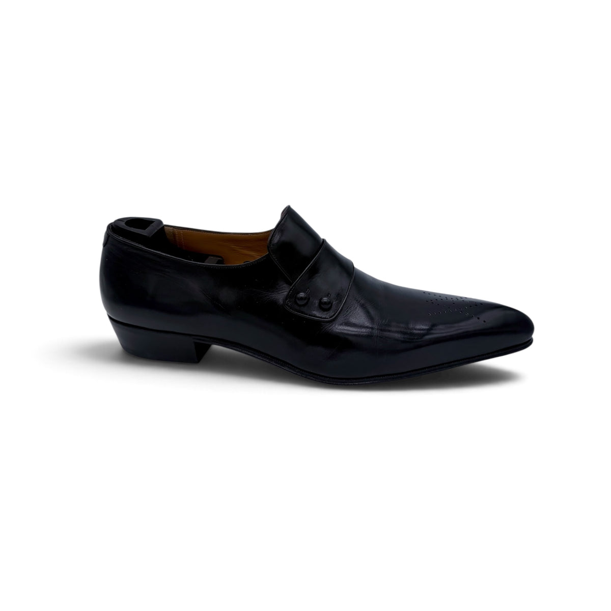 Mocassin Artioli en cuir noir