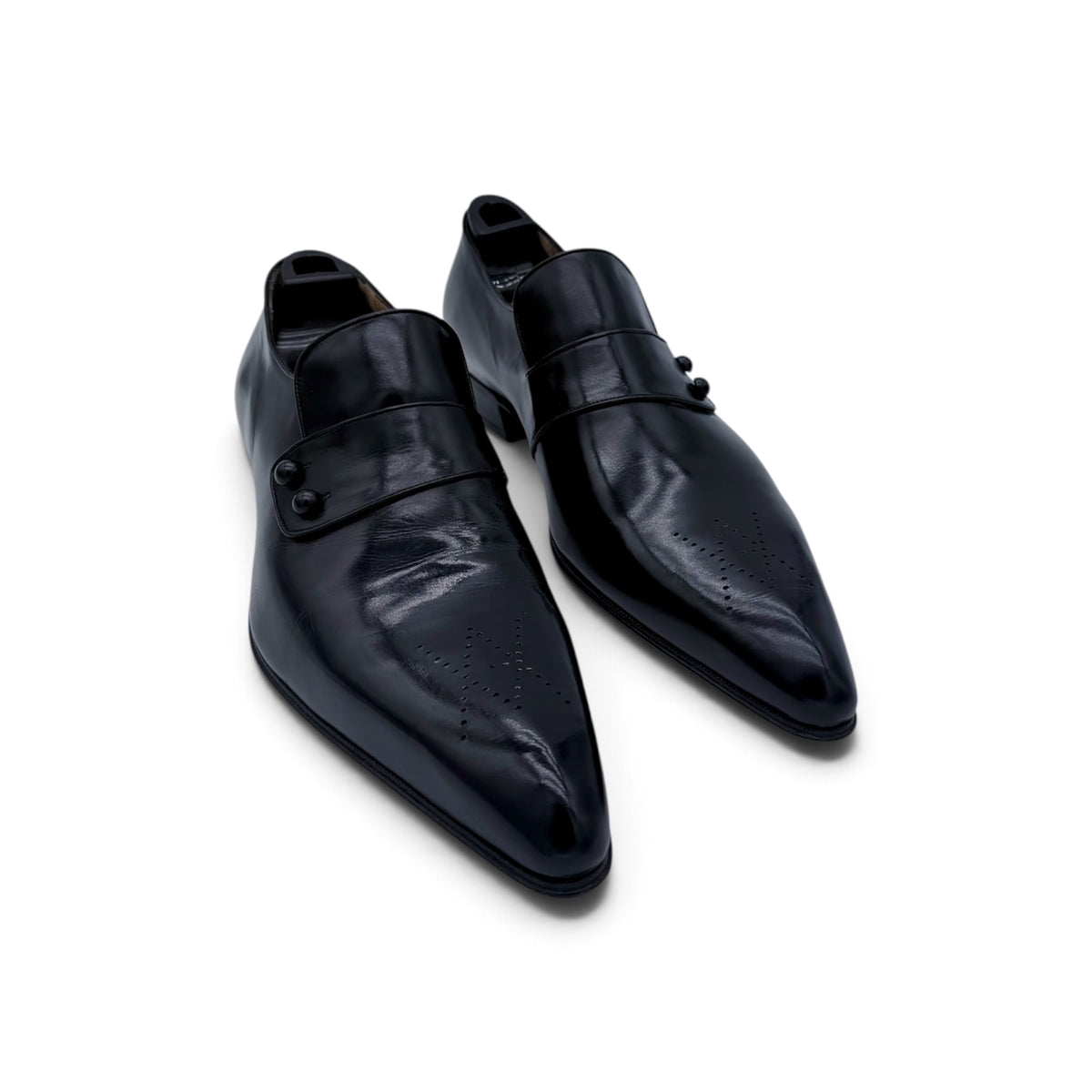 Mocassin Artioli en cuir noir