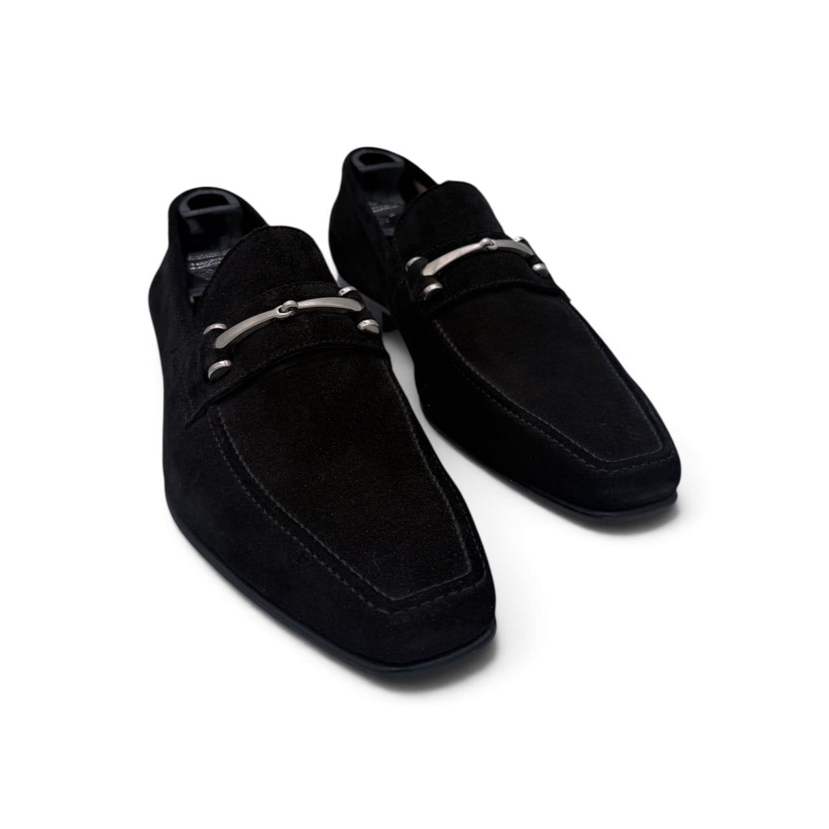 Mocassin Roberto Celk avec étrier en suède noir