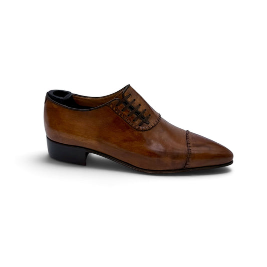 Richelieu Artioli en cuir marron