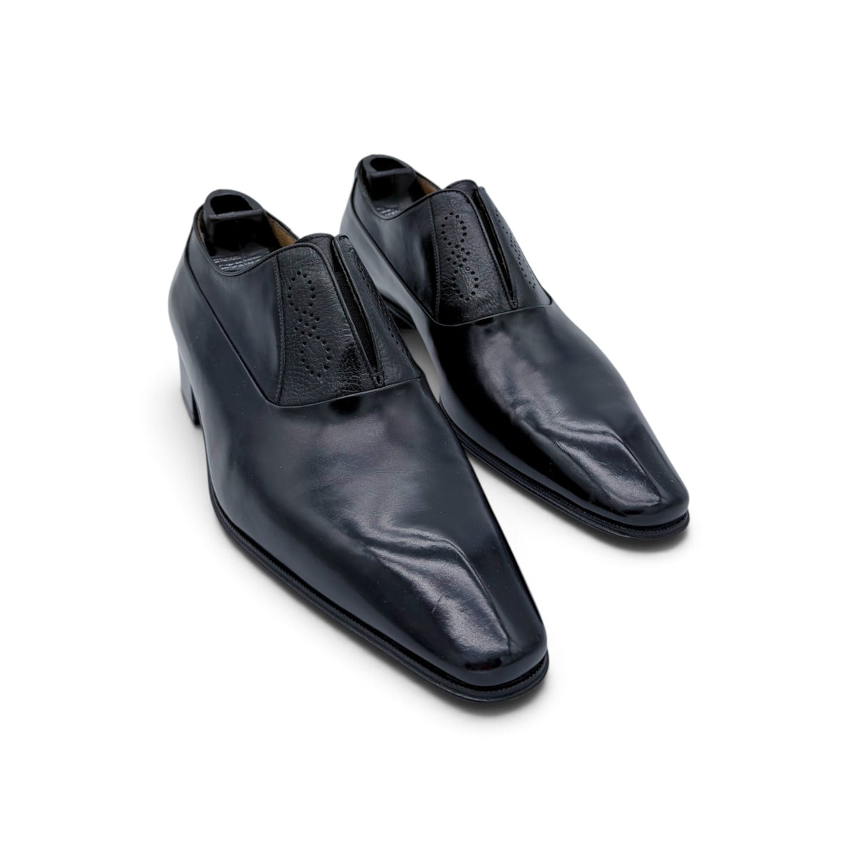 Richelieu Artioli en cuir noir