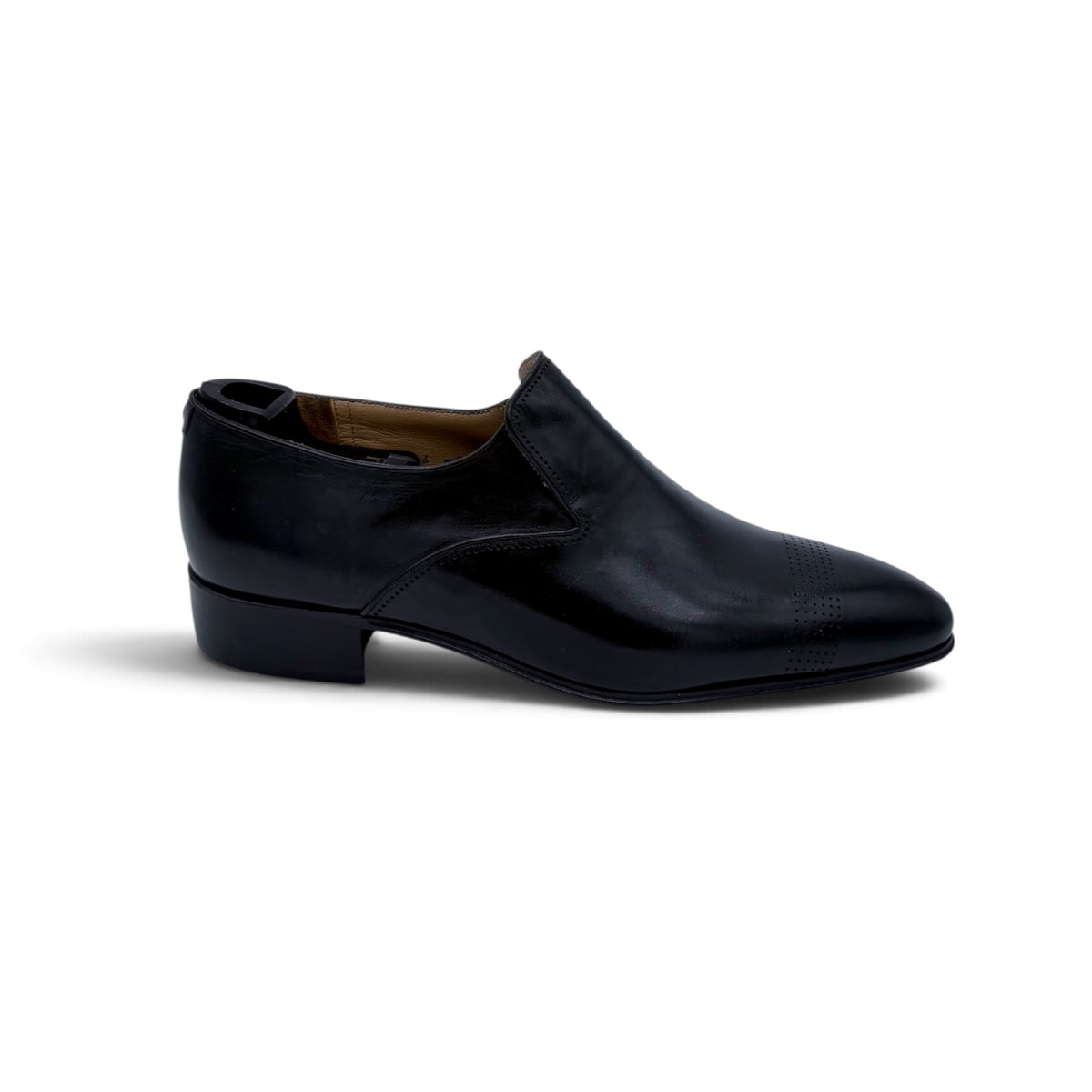 Mocassin Artioli en cuir noir
