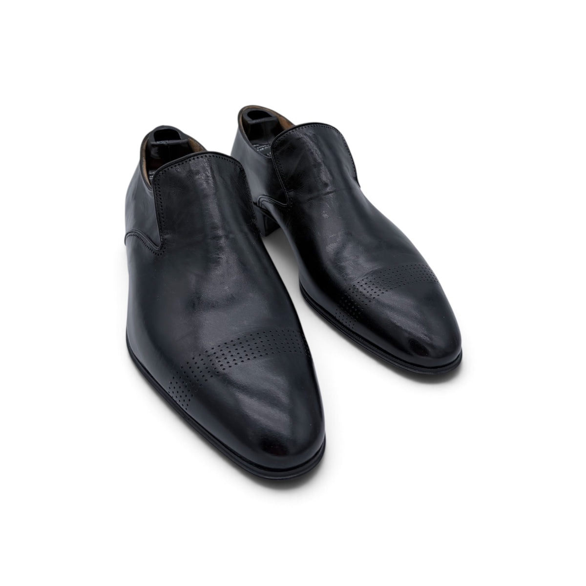 Mocassin Artioli en cuir noir