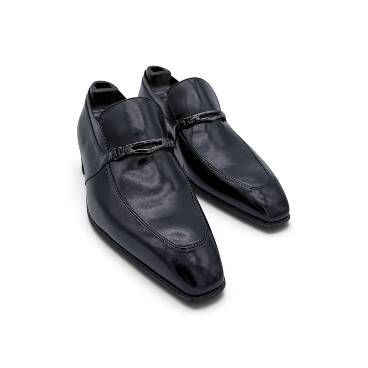 Mocassin Artioli avec étrier en cuir noir