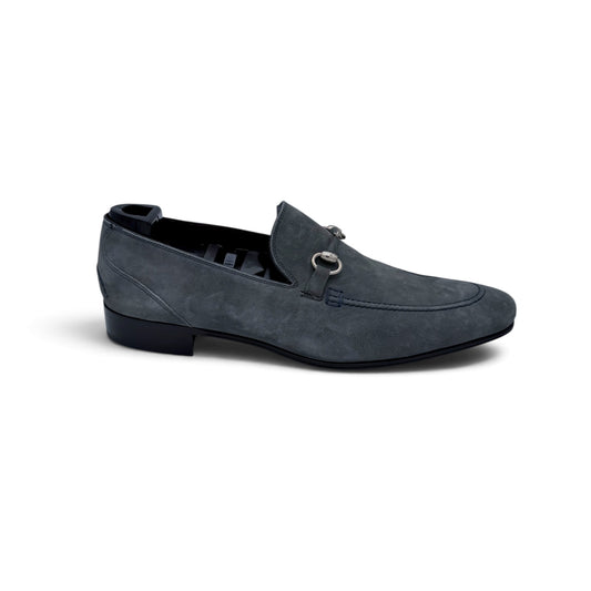 Mocassin Roberto Celk avec étrier en suede gris
