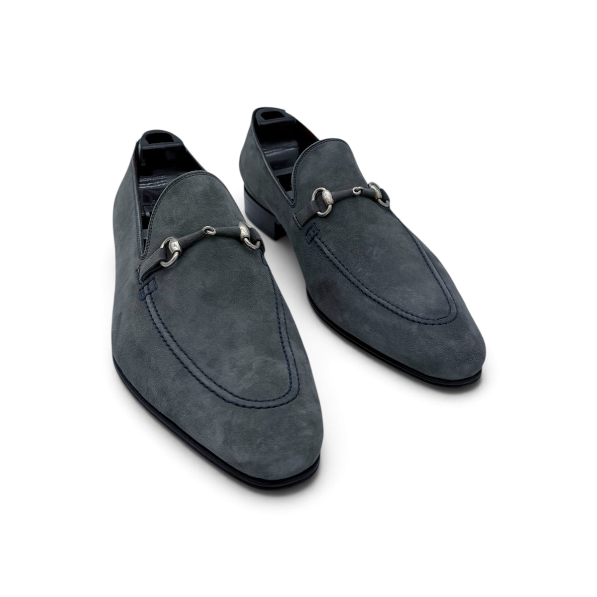 Mocassin Roberto Celk avec étrier en suede gris