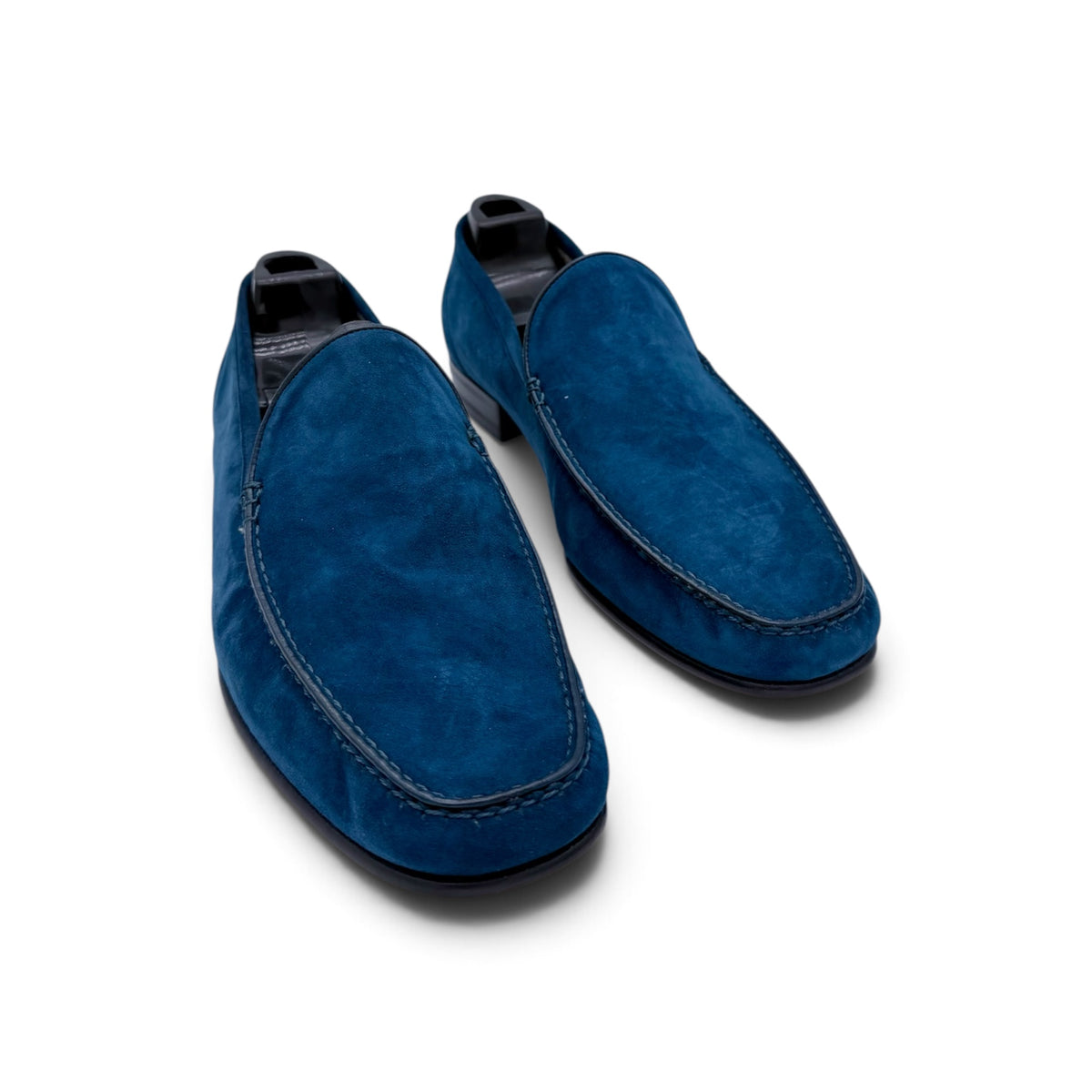 Mocassin Roberto Celk en suede bleu